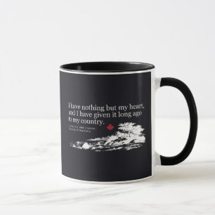 Caneca Louis Riel Metis Líder Manitoba Canadá