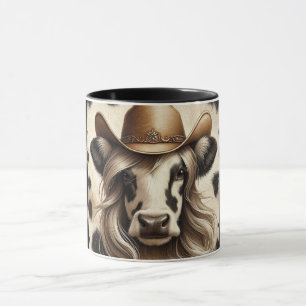 Caneca Loura Caubói Country Engraçada