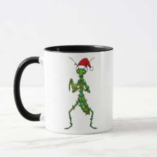 Caneca Louva-a-Deus Natal Feriado Inseto Bug