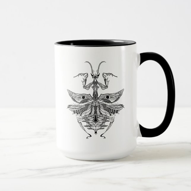 Caneca Louva-a-deus Praying inspirada (Direita)