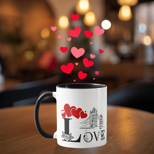 Caneca Love and Monument Personalized Mug (Criador carregado)