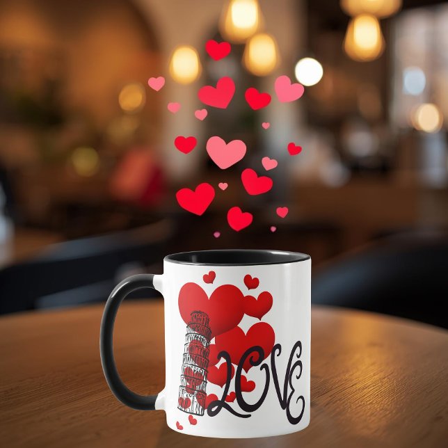 Caneca Love and Monument Personalized Mug (Criador carregado)