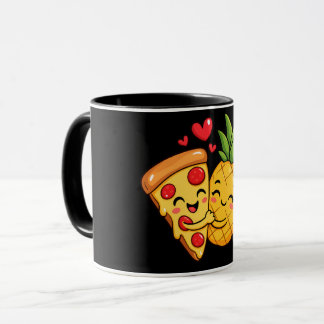Caneca Love at First Slice - Pizza Meets Pineapple