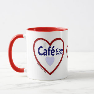 Caneca Love Café Con Leche - Ringer Mug