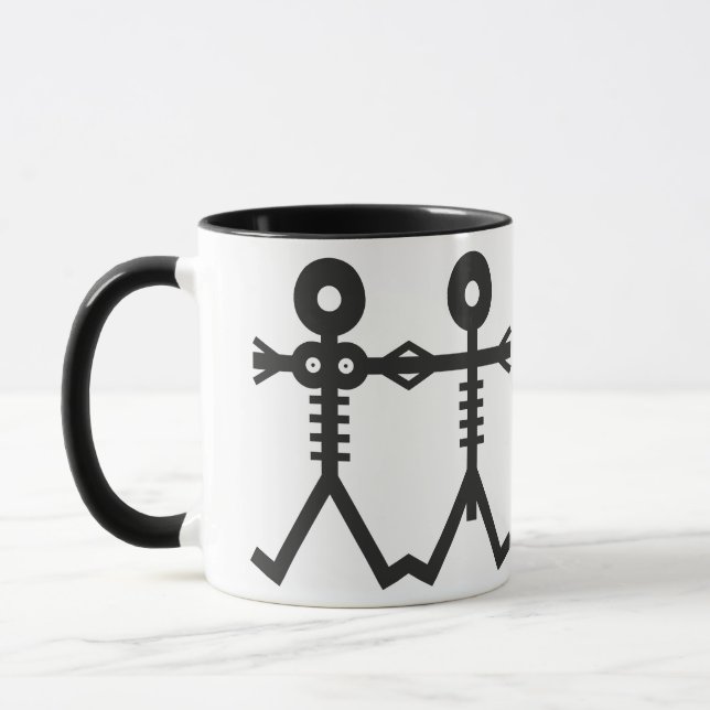 Caneca Love Eternal Skeletons Icon 2007 Art (Esquerda)