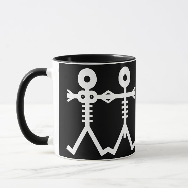 Caneca Love Eternal Skeletons Icon 2007 Art (Esquerda)