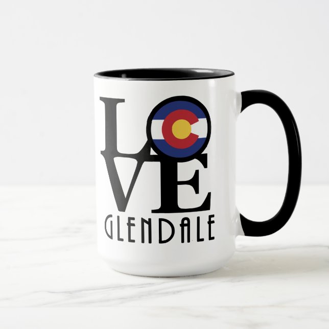 Caneca LOVE Glendale Colorado 15oz (Direita)