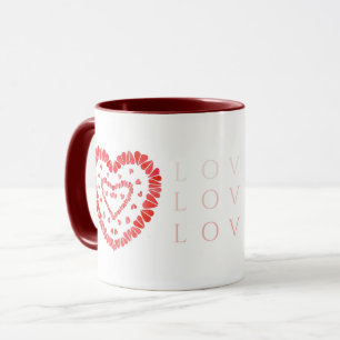 Caneca LOVE Maroon Combo Mug
