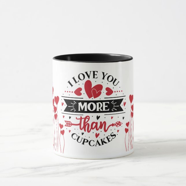 Caneca Love Mug, Valentine's Day Gift Coffee Mug  (Centro)