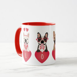 Caneca Love Namorados French Buldog