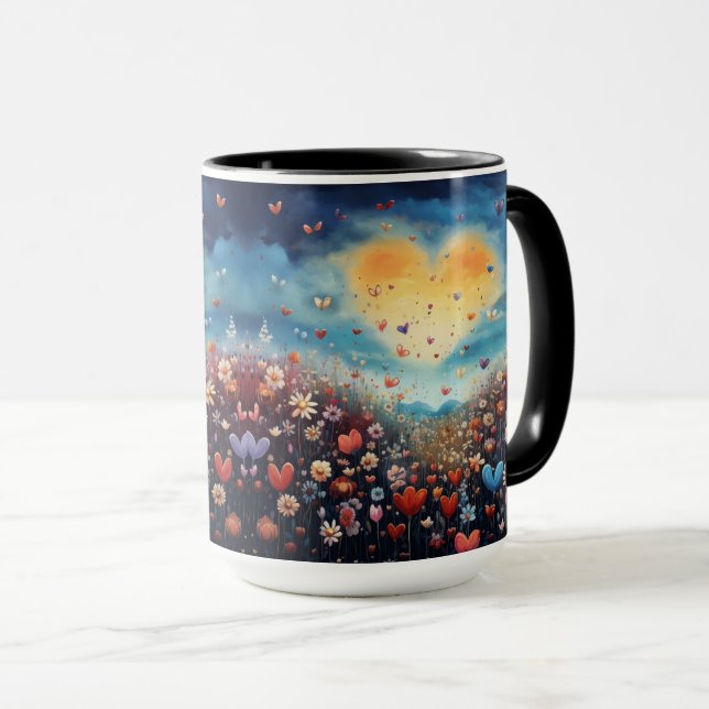 Caneca Love Shines Wilfire Bright Mug (Frente Esquerda)