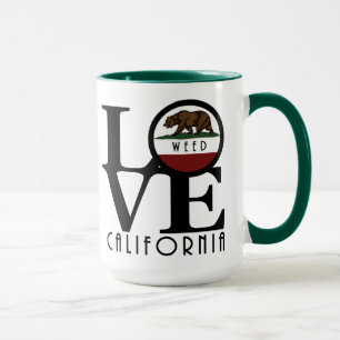 Caneca LOVE Weed California