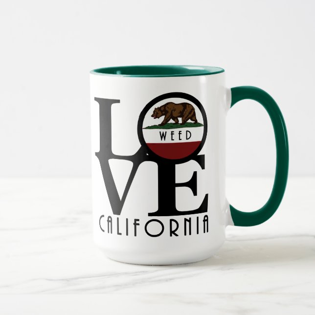Caneca LOVE Weed California (Direita)