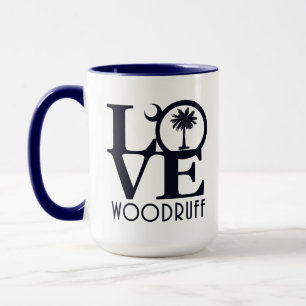 Caneca LOVE Woodruff Carolina do Sul15oz