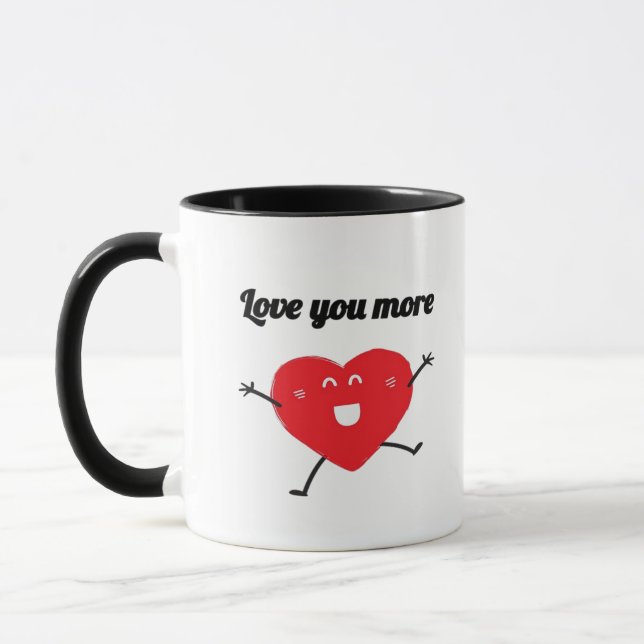 Caneca Love You More Balanced Visual Style  (Esquerda)