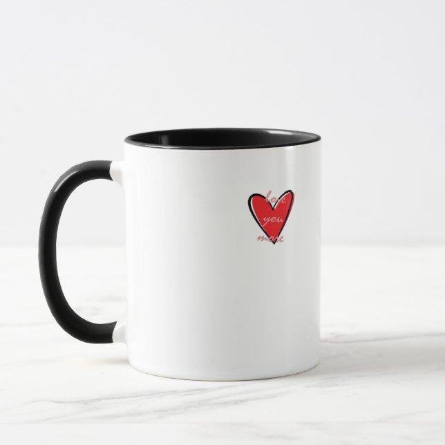 Caneca Love You More Creative Minimal Style  (Esquerda)