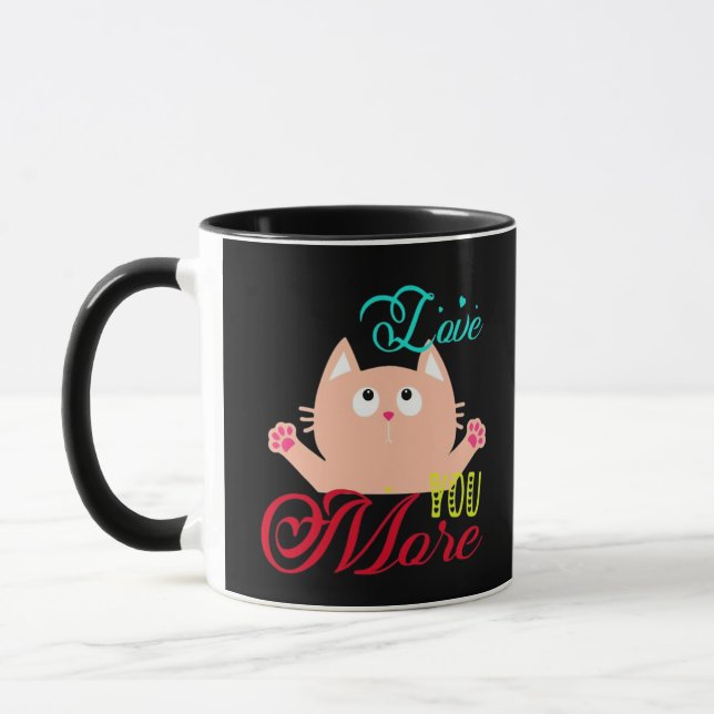Caneca Love You More Elegant Style  (Esquerda)