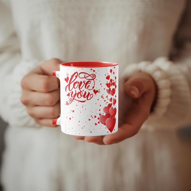 Caneca Love You Mug (Criador carregado)