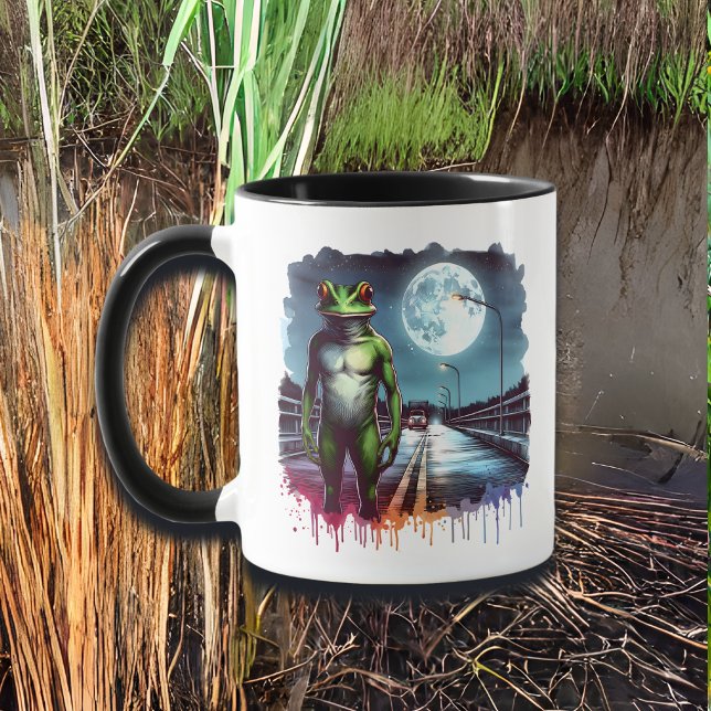 Caneca Loveland Frogman | Ohio Cryptid (Criador carregado)