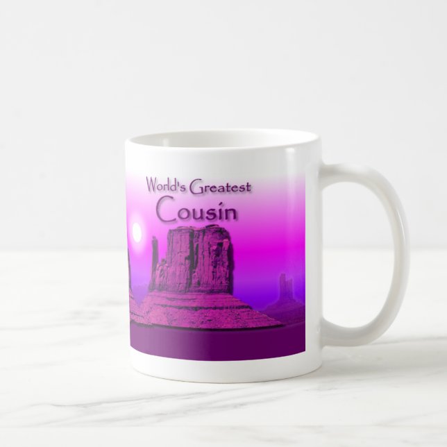Caneca Loving do roxo das mãos do primo (Direita)