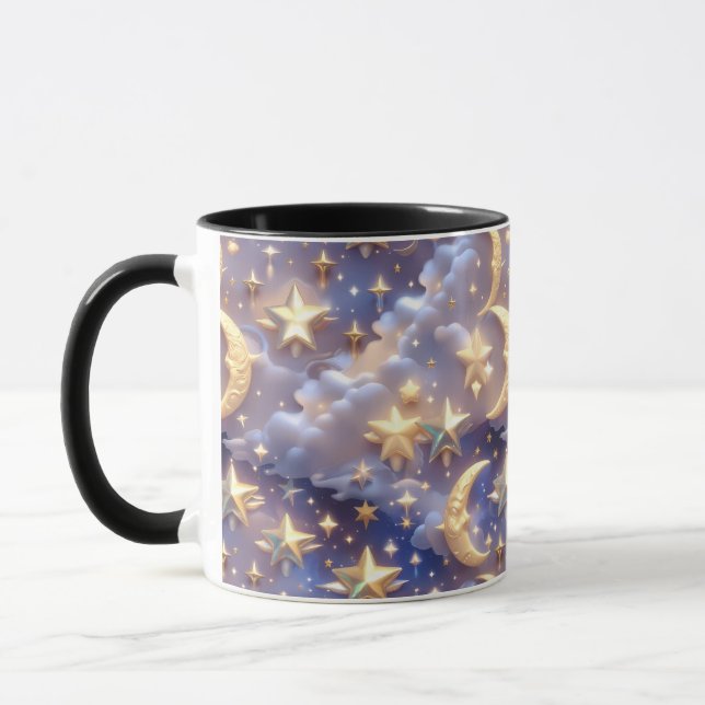Caneca - Lua Celestial Branca (Esquerda)