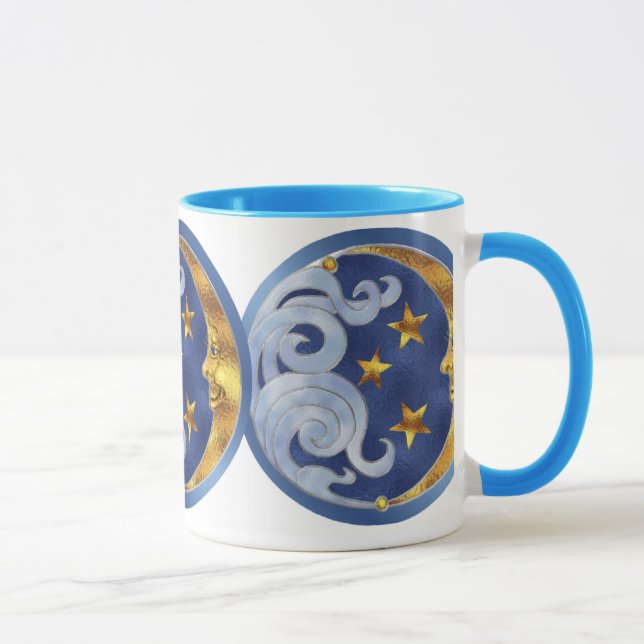 Caneca Lua Celestial e Estrelas (Direita)