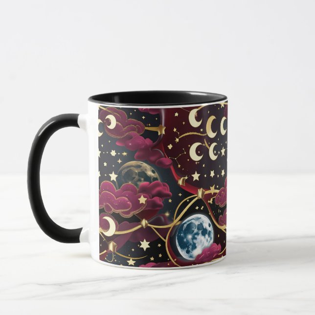 Caneca - Lua Celestial Vermelha (Esquerda)