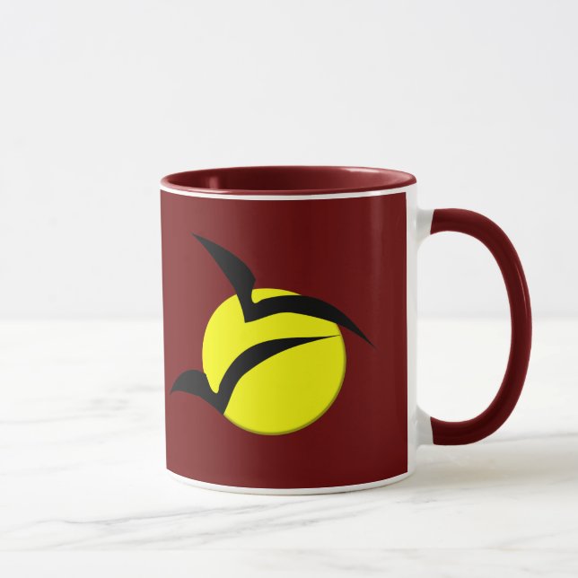 Caneca Lua cheia e morcegos (Direita)