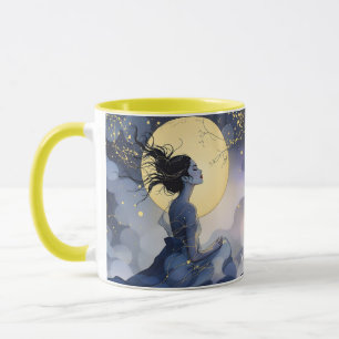 Caneca Lua das Mulheres Bonitas Fantasy