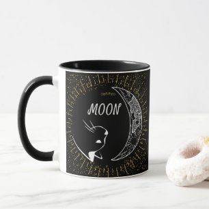 Caneca Lua e gato, Celestial