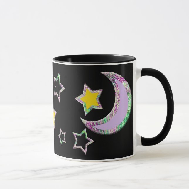 Caneca Lua & estrelas crescentes (Direita)