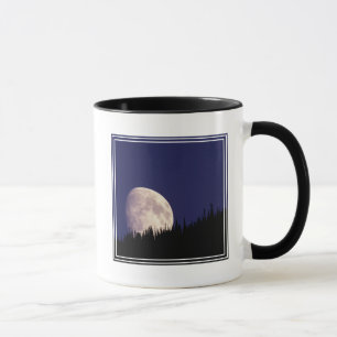 Caneca Lua & Floresta Parque Nacional Glacier Montana