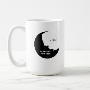 Caneca Lua Minimalista Caneca de Café Lua Cresce