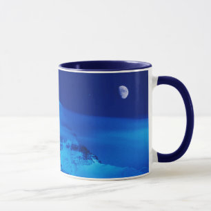 Caneca Lua Sobre o Monte Everest Tibete, China