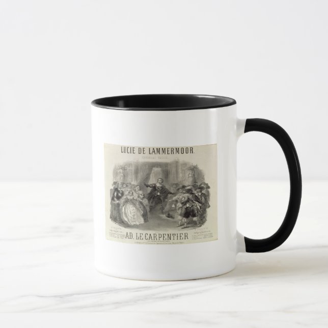 Caneca Lucia de Lammermoor' a ópera (Direita)