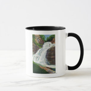 Caneca Lucifer cai vista em Robert H. Treman Estado