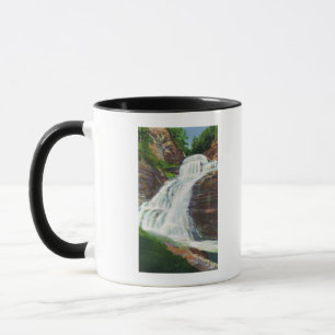 Caneca Lucifer cai vista em Robert H. Treman Estado