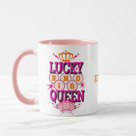 Caneca Lucky Bingo Queen /nome editável