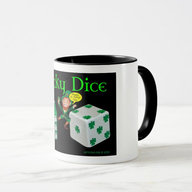 Caneca Lucky Dice (Frente Esquerda)