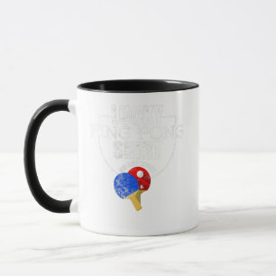 Caneca Lucky Ping Pong Engraçado Para Jogadores De Têni