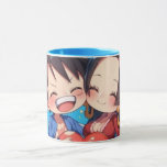 Caneca Luffy & Boa Hancock Anime Mug<br><div class="desc">Enjoy your favorite drink with this anime mug inspired by Monkey D. Luffy and Boa Hancock from One Piece. Featuring a charming design that celebrates the iconic connection between the fearless Straw Hat captain and the Pirate Empress, this mug is perfect for coffee, tea, or hot chocolate. Durable, stylish, and...</div>