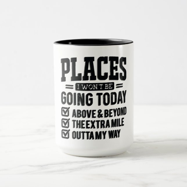 Caneca Lugares Divertidos aonde Não Irei (Centro)