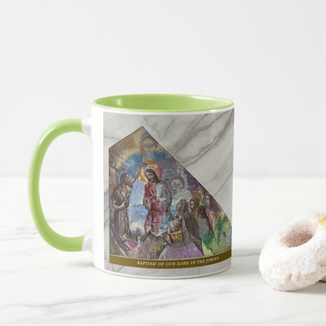 Caneca Luminous Rosary  Mysteries #1: Baptism of Jesus (Com Donut)