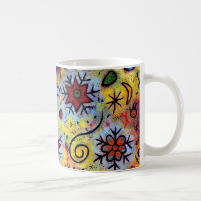 Caneca lunática, colorida do floco de neve (Direita)