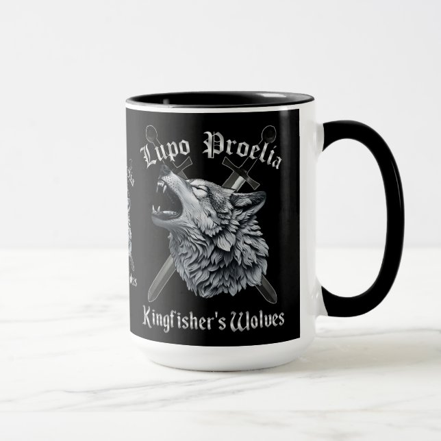 Caneca Lupo Proelia Kingfisher's Wolves (Direita)