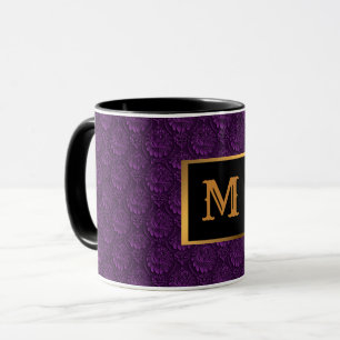 Caneca Lúpulo Floral Purple Monograma Monograma