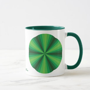 Caneca Lúpulo Verde de Illusão Óptica