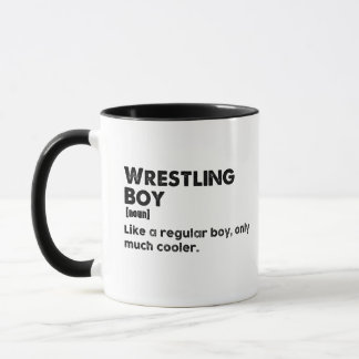 Caneca Luta Boy Definition Funny Wrestler