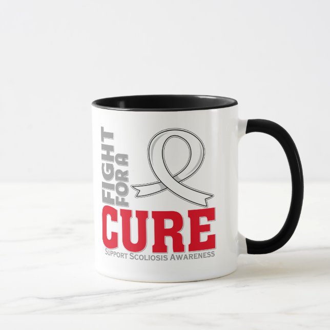 Caneca Luta da escoliose para uma cura (Direita)