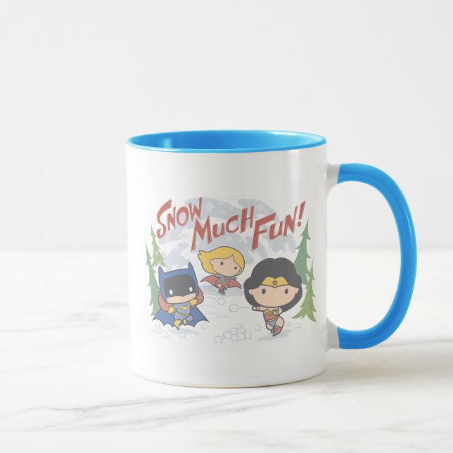 Caneca Luta da Liga da Justiça Chibi Snowball (Direita)